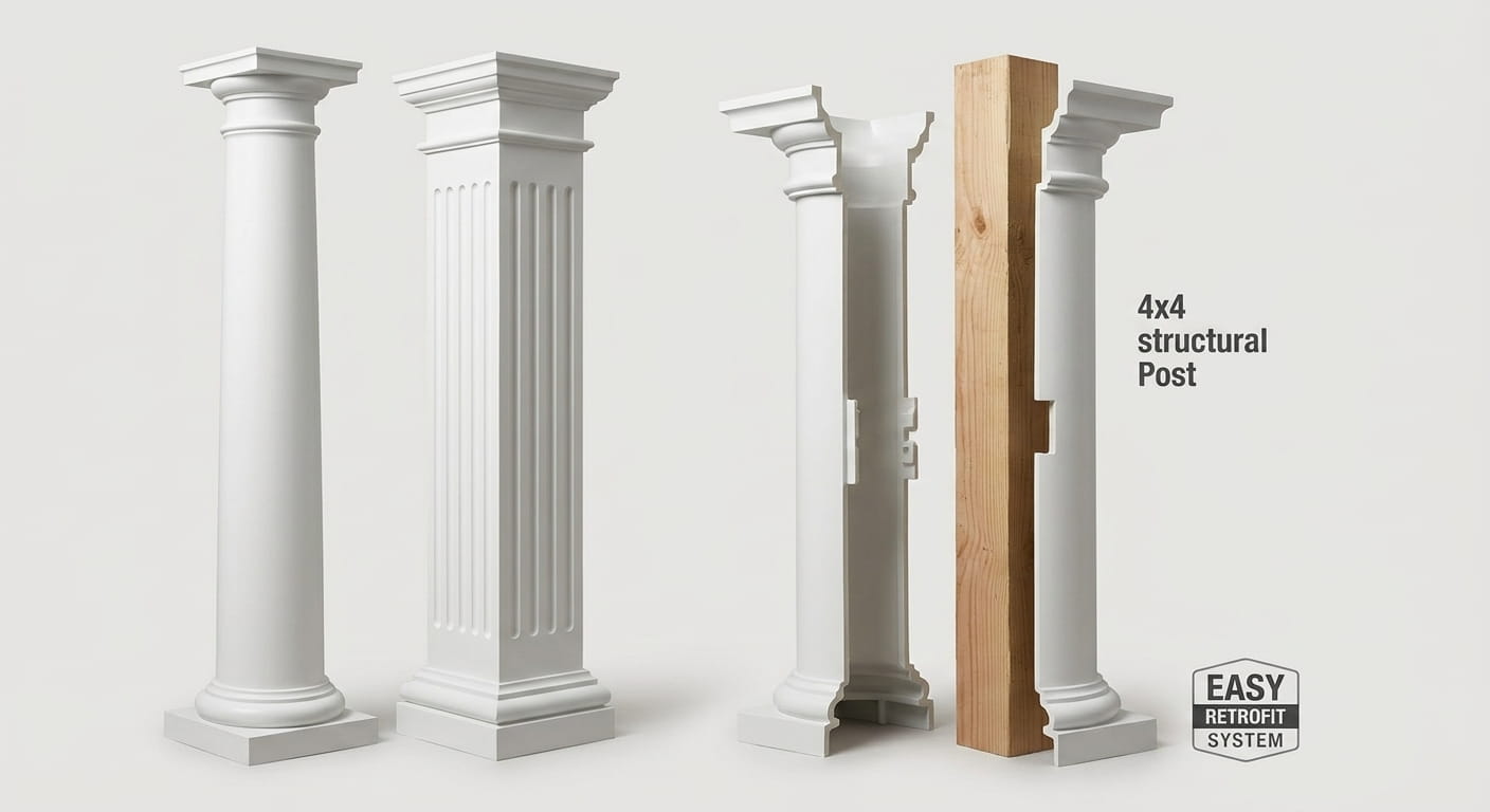 decorative columns & wraps